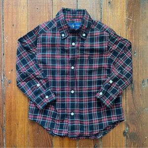 Ralph Lauren Plaid Toddler Button-up Size 2T